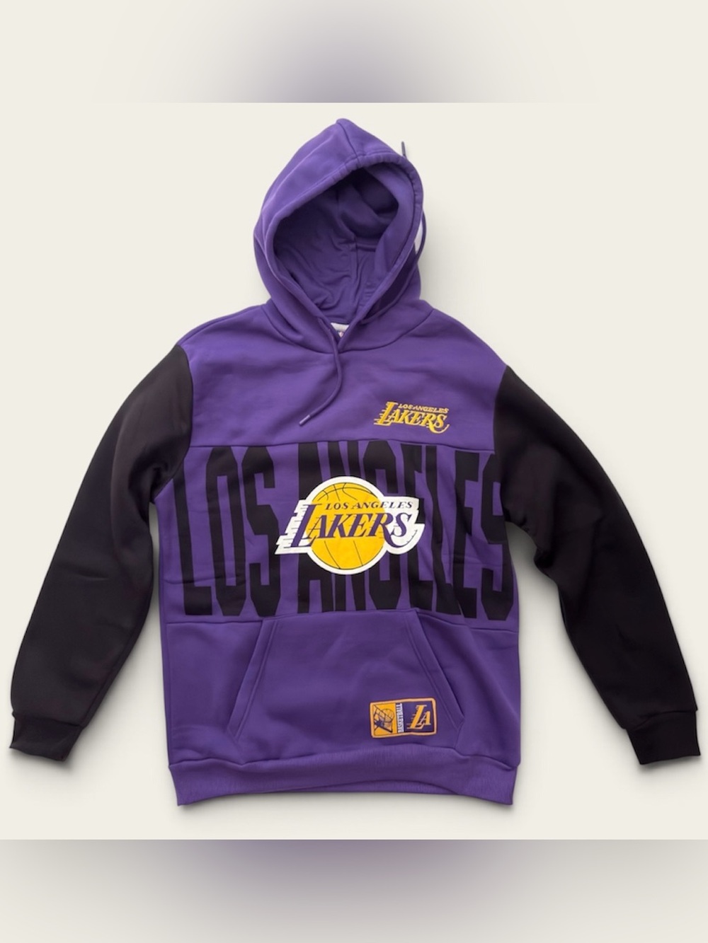 Ultra GAME Los Angeles Lakers Hoodie Men’s Purple Black Basketball Pullover